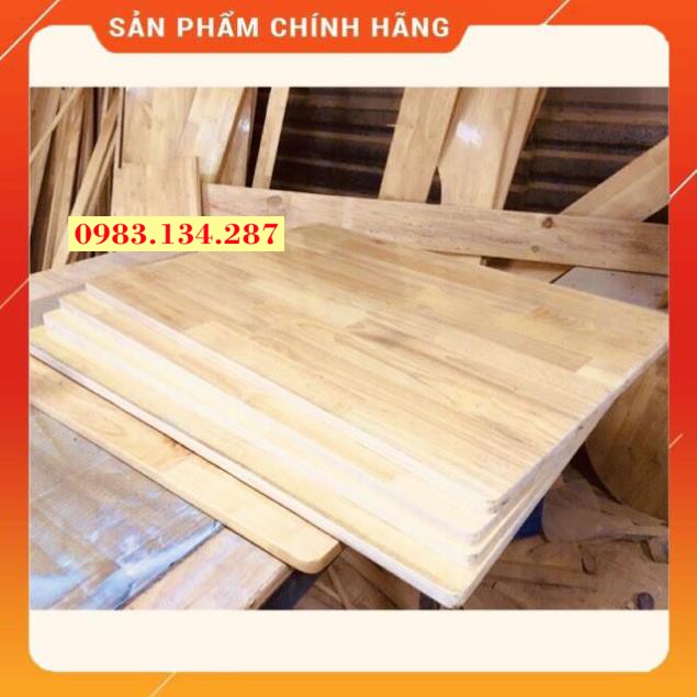 Mặt bàn gỗ thịt gỗ cao su gỗ tự nhiên dài 100cm rộng 20cm 30cm ,.. theo yêu cầu hàng loại 1 chất lượng Free Ship