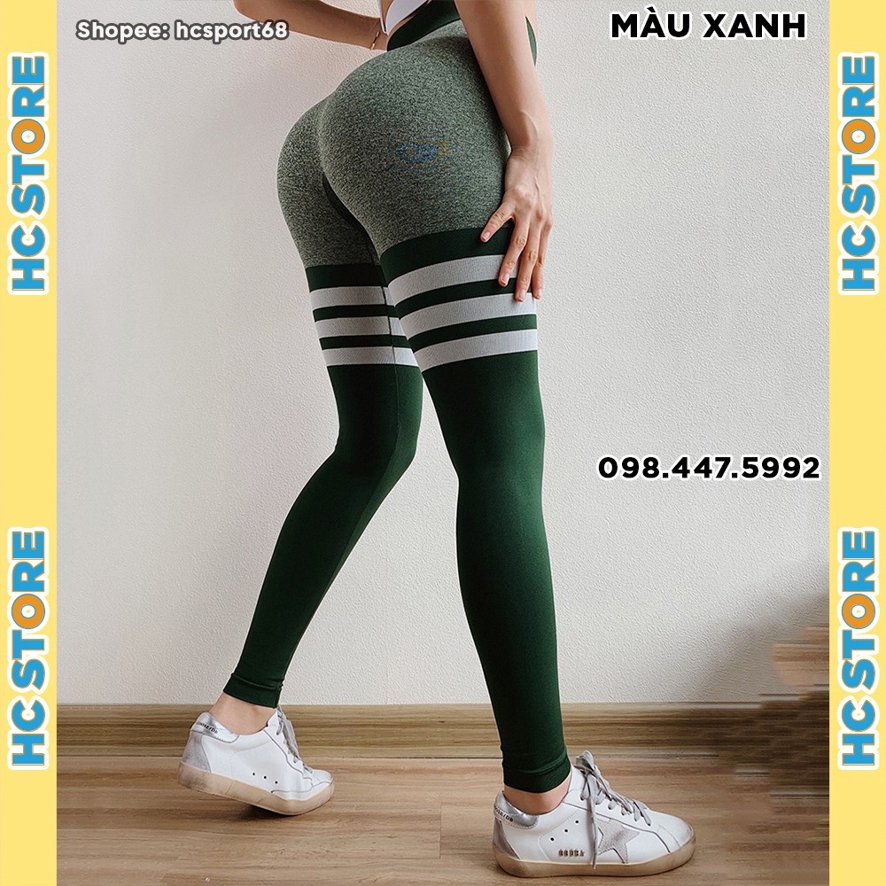 Quần Dài Tập Gym, Yoga QD06 Thời Trang Nữ, Lưng Cao, Siêu Co Giãn, Nâng Mông, Tôn Dáng - HcSport68