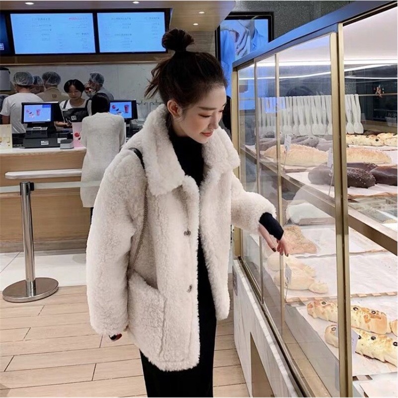 Set váy 🌸 Set đồ nữ 2in1 váy dài áo lông cừu màu kem thu đông tiểu thư sang chảnh dành cho nữ style Hàn Quốc | BigBuy360 - bigbuy360.vn