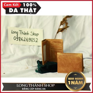 Ví nam da bò handmade 100% ( Ví Đứng )