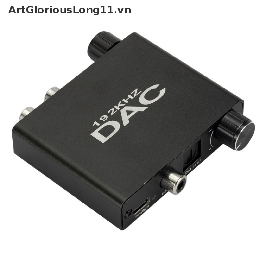 【ArtGloriousLong】 192KHz DAC Digital to Analog Audio Converter for PS3 PS4 DVD Home Cinema VN