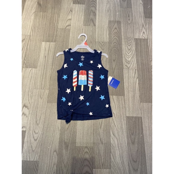 Áo ba lỗ bé gái hình que kem size 4/5-10/12y