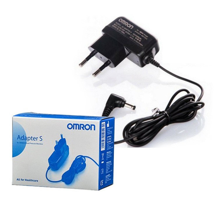 Bộ đổi nguồn, sạc điện máy đo huyết áp bắp tay Omron AC Adapter phù hợp tất cả các loại máy của omron - chân tròn