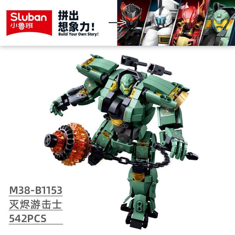 （có sẵn）đồ chơi lắp ráp Mô Hình Super Heroes sluban M38-B1151 1152 1153 3 siêu anh hùng nâng cấp