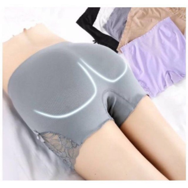 Quần Đùi Mặc Váy Nâng Mông Co Giãn 4 Chiều Phối Ren 2 Bên 561