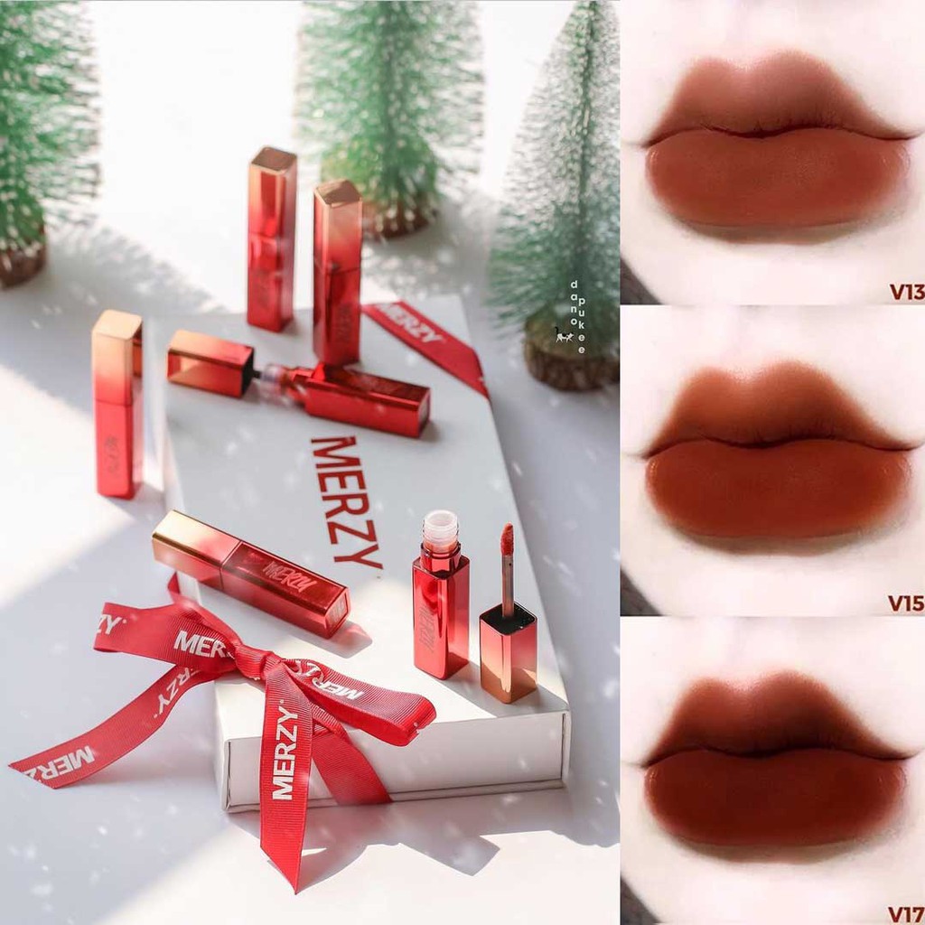 Son kem lì, son merzy the first velvet tint hàn quốc chính hãng lâu trôi Cosmetic999