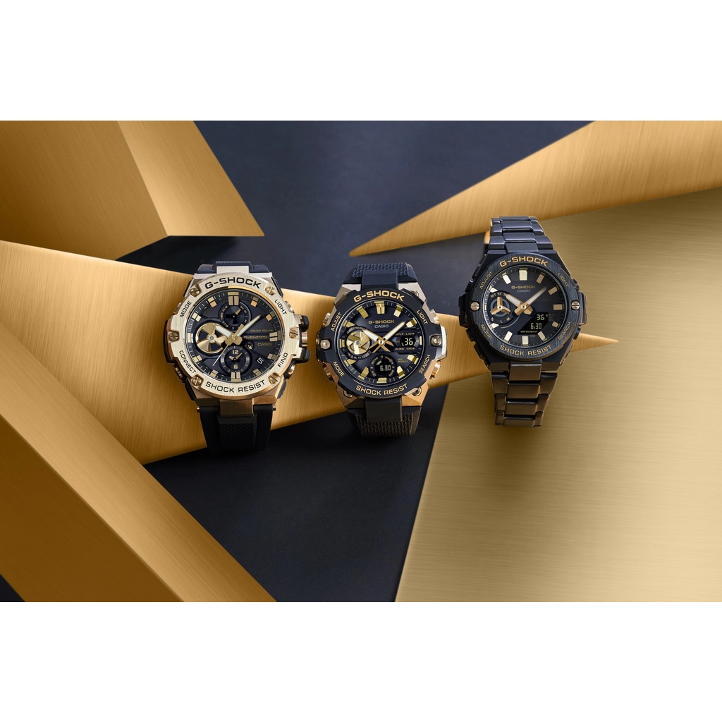 Đồng Hồ Casio Nam Dây Nhựa GSHOCK GST-B100GB-1A9DR Chính Hãng