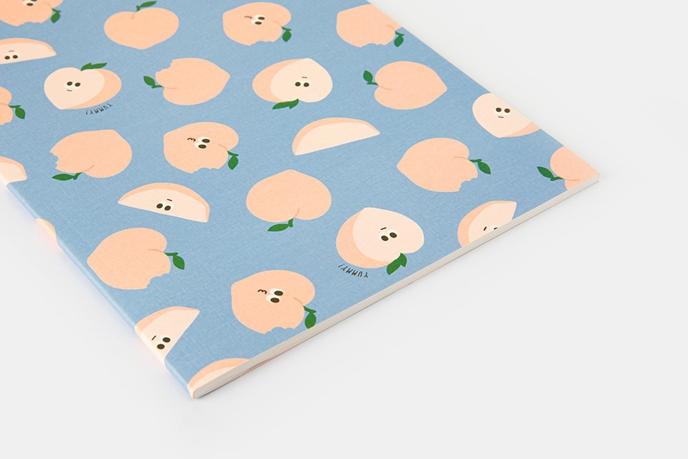 Tập Vở Ghi Chú Kẻ Ngang ARTBOX Hàn Quốc In Họa Tiết Quả Đào