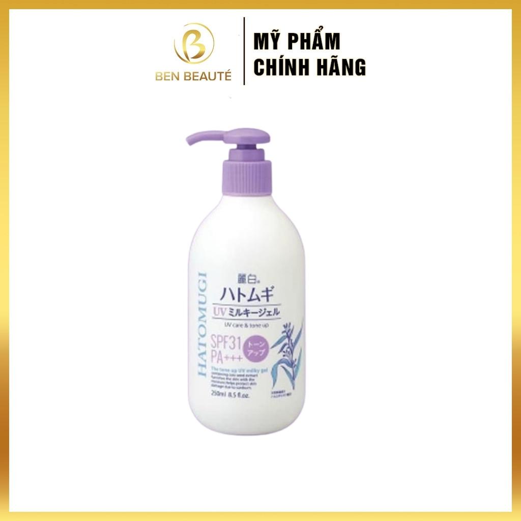 Sữa Dưỡng Thể Nâng Tone Và Dưỡng Ẩm Da Hatomugi SPF31 PA+++ 250ml