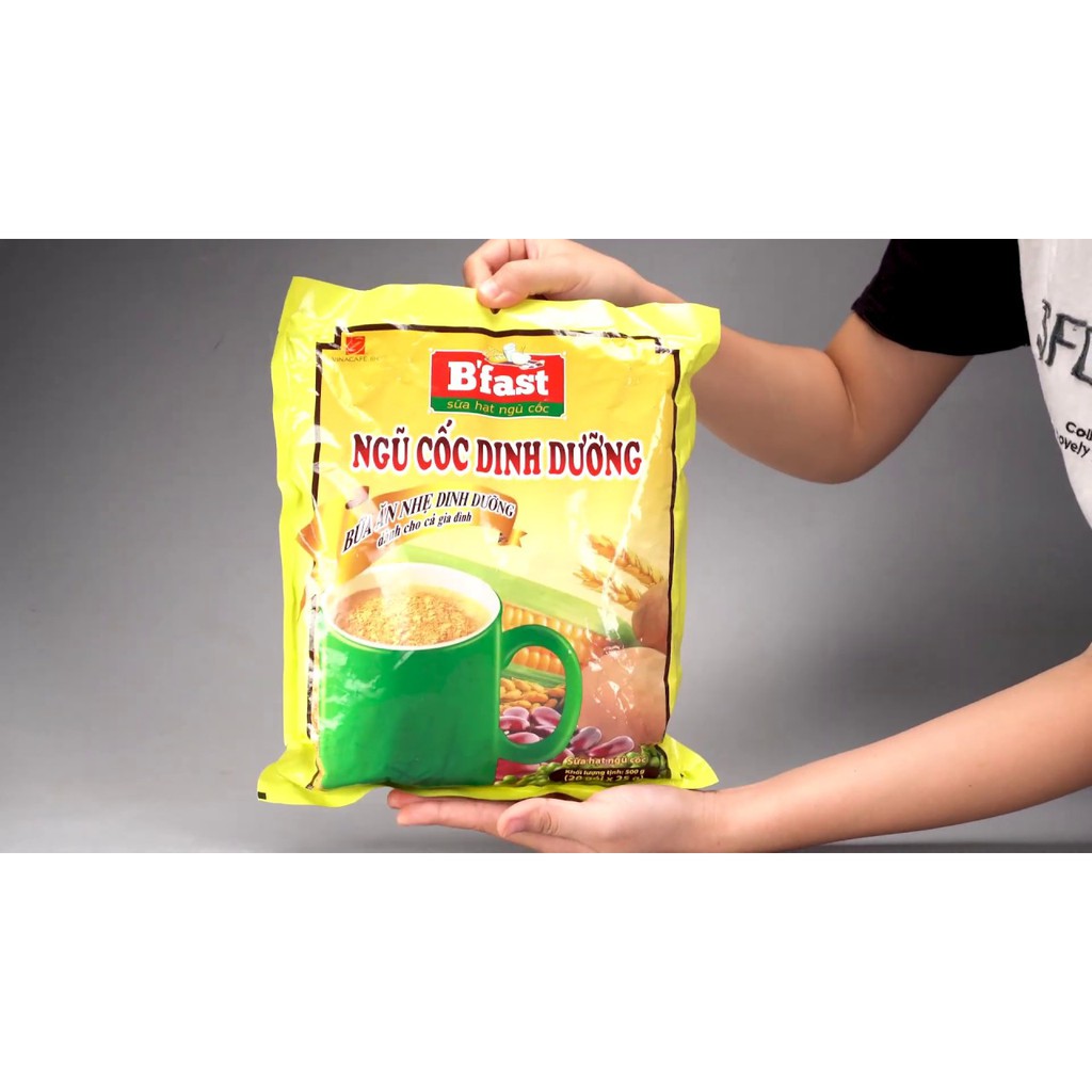 Ngũ cốc dinh dưỡng Bfast canxi gói 500g (20 gói x25g)