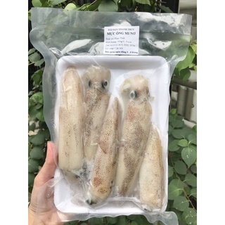500g Mực ống mi nơ (8-10 con/kg)