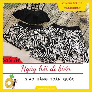 Quần đôi đi biển ( kèm áo)