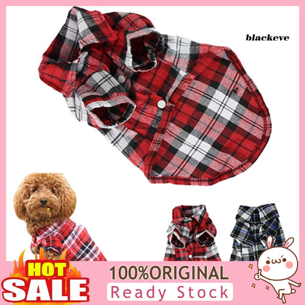 Áo thú cưng size XS S M L họa tiết caro nhiều màu sắc dễ thương