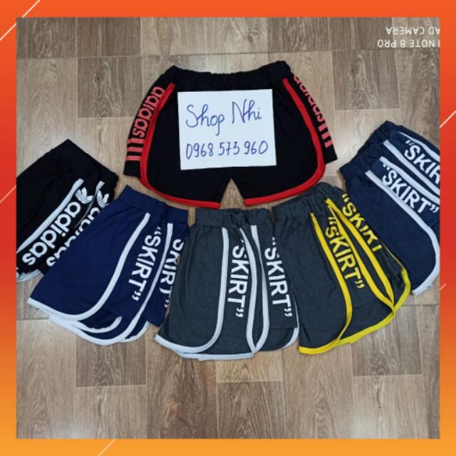 Quần đùi nữ cotton dáng thể thao ♥️ Quần short nữ