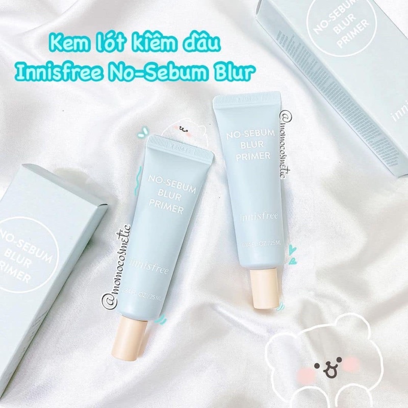 (Mẫu mới) Kem lót No Sebum Blur Primer Innisfree