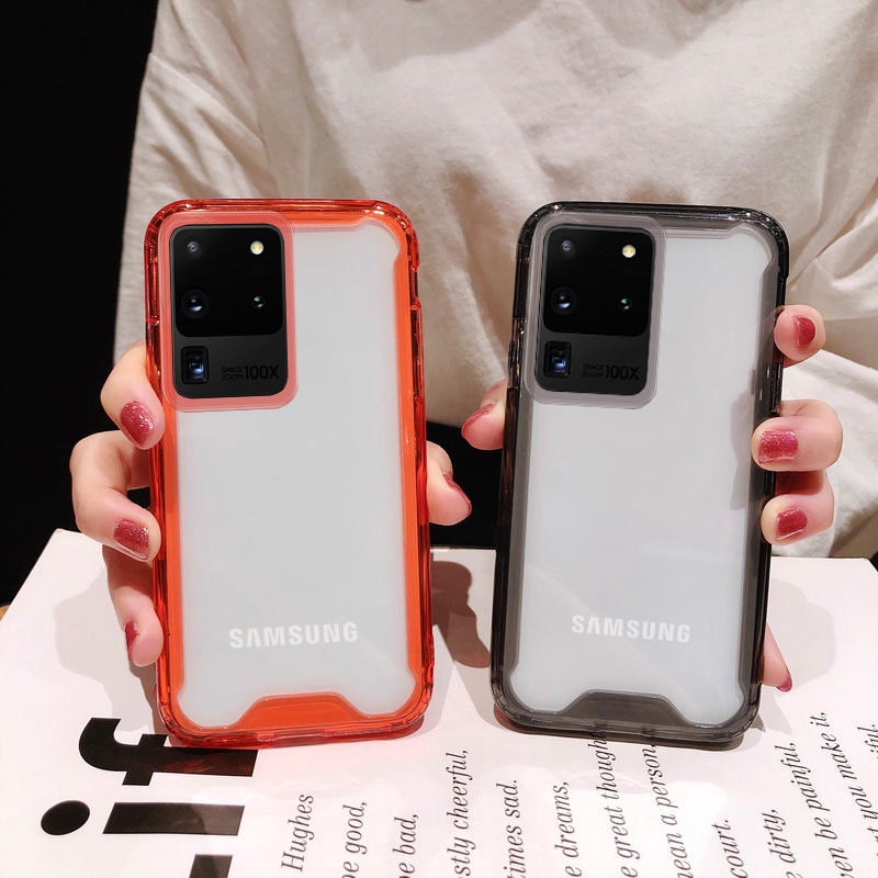 【Ready Stock】Samsung Galaxy S20 Plus Ultra A51 A71 S10 Acrylic Clear Hybrid Case Cover 7/16