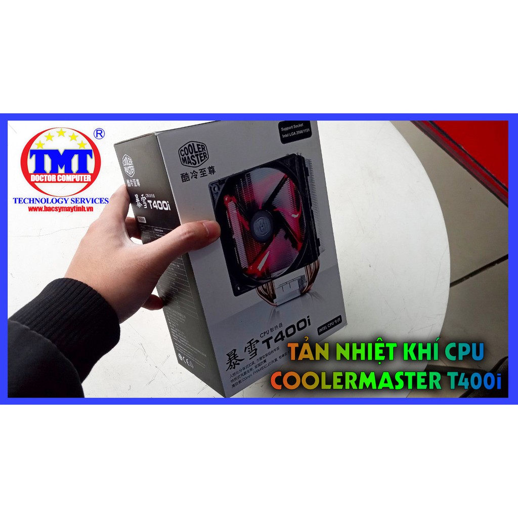 Tản nhiệt khí CPU Coolermaster T400I hiệu năng vô địch trong tầm giá