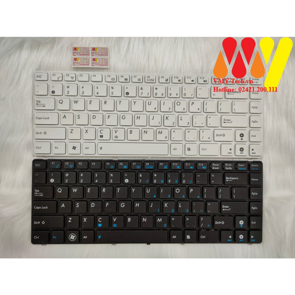 Bàn Phím Laptop Asus K42 K42D K42F K42JA K42JB K42JC K42JE K42JK K42JP K42JR K42JV K42JY K42JZ K42N K42F NEW 100%