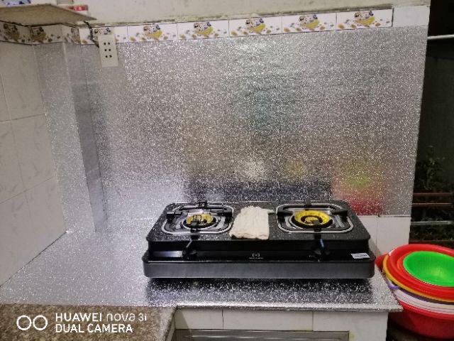 Giấy bạc dán bếp chống dầu mỡ dài 3mx60cm