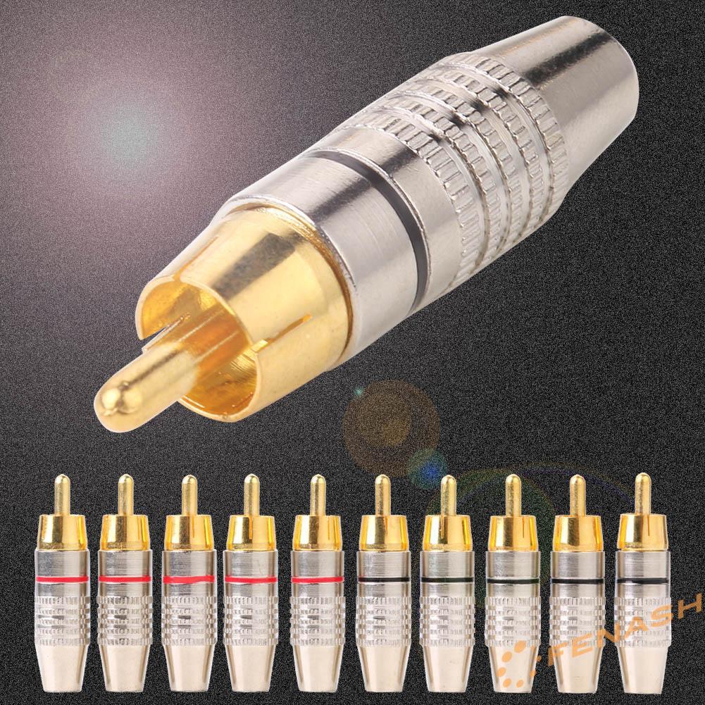 10 Đầu Nối Rca Diy