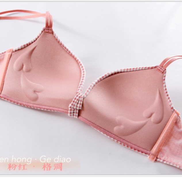 Bộ đồ lót Hoàng Oanh Underwear, set nội y cotton thấm hút mồ hôi cao cấp - bộ kẻ caro | BigBuy360 - bigbuy360.vn