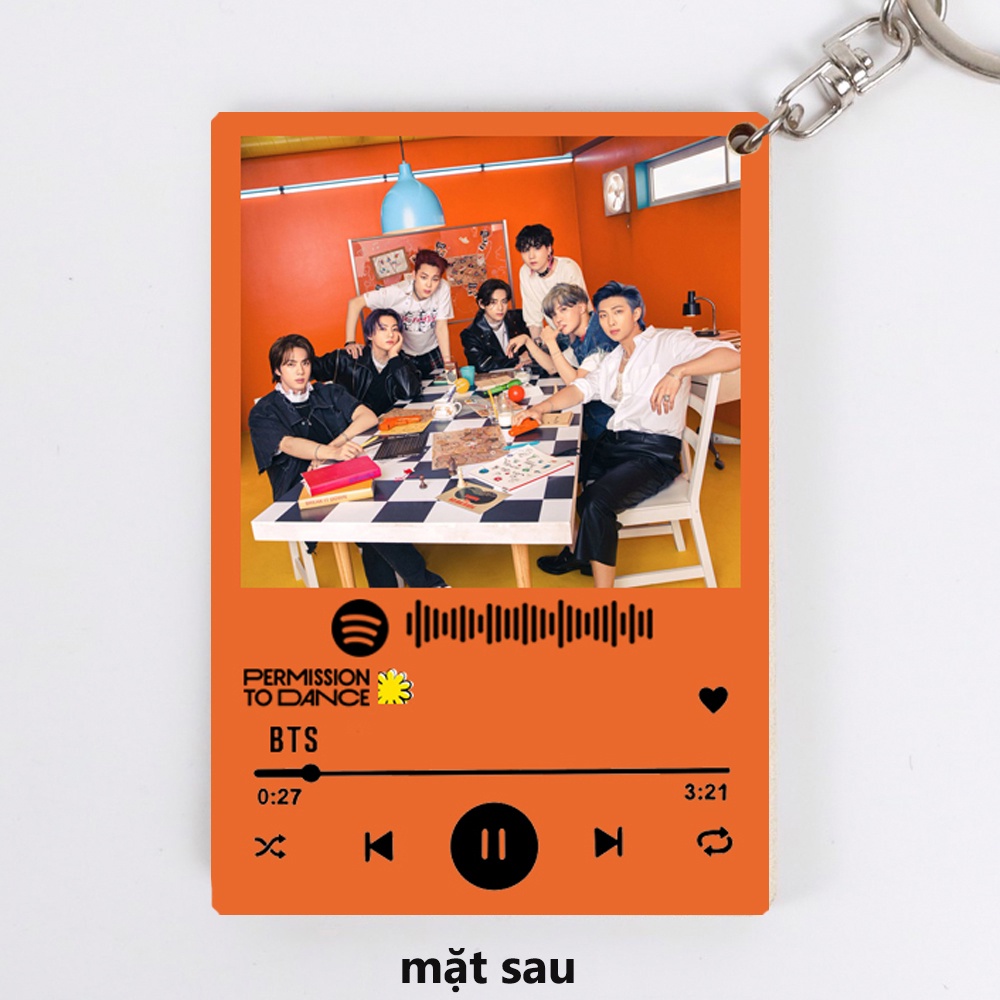 Móc khóa spotify BTS