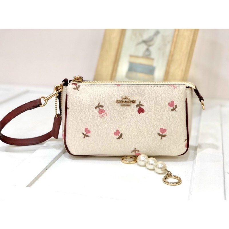 ❗️SẴN - TÚI COACH DA IN HOẠ TIẾT TIM 💓 C2899