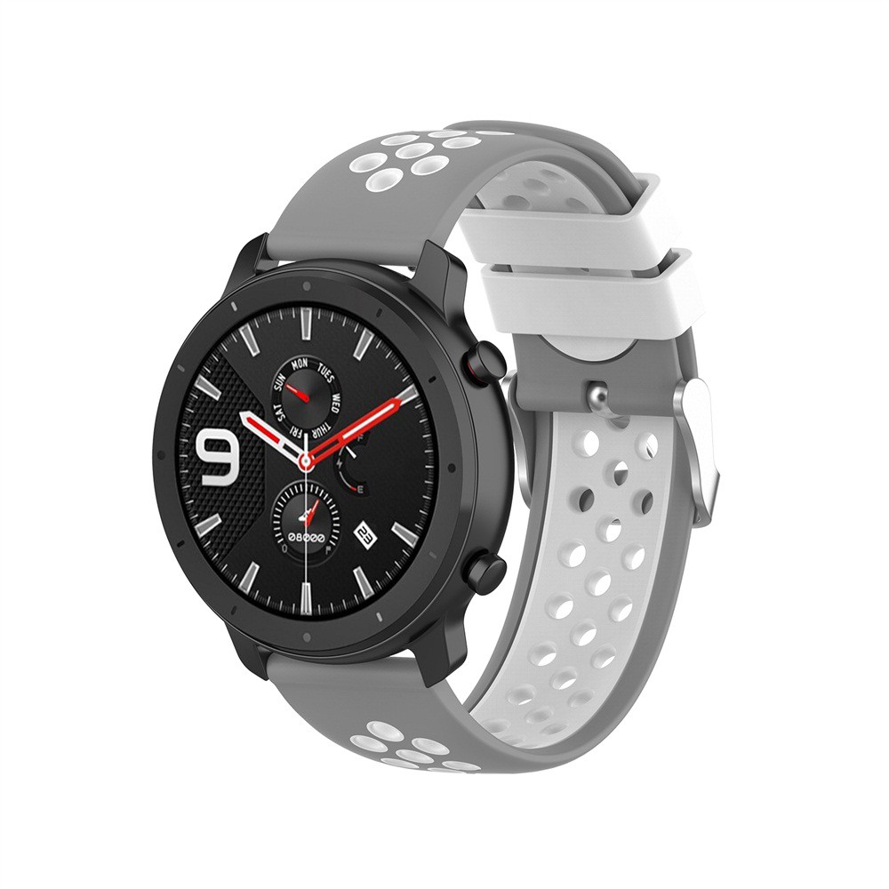 Sale 70% Dây đeo thay thế silicone cho Huami Amazfit Garmin Samsung , red&amp;black,22mm Giá gốc 60,000 đ - 56A86