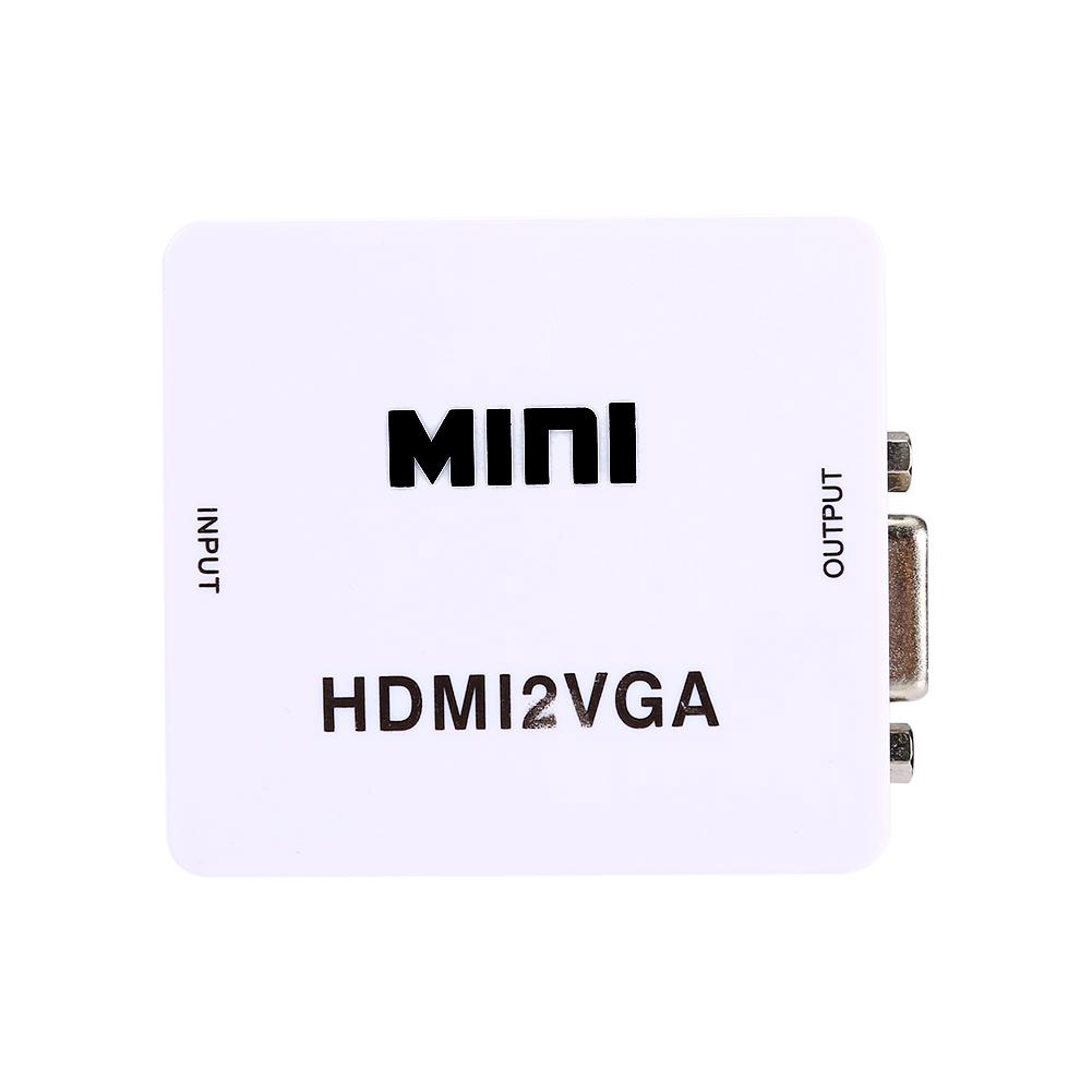 Hộp chuyển đổi từ cổng HDMI sang giác cắm VGA và phụ kiện