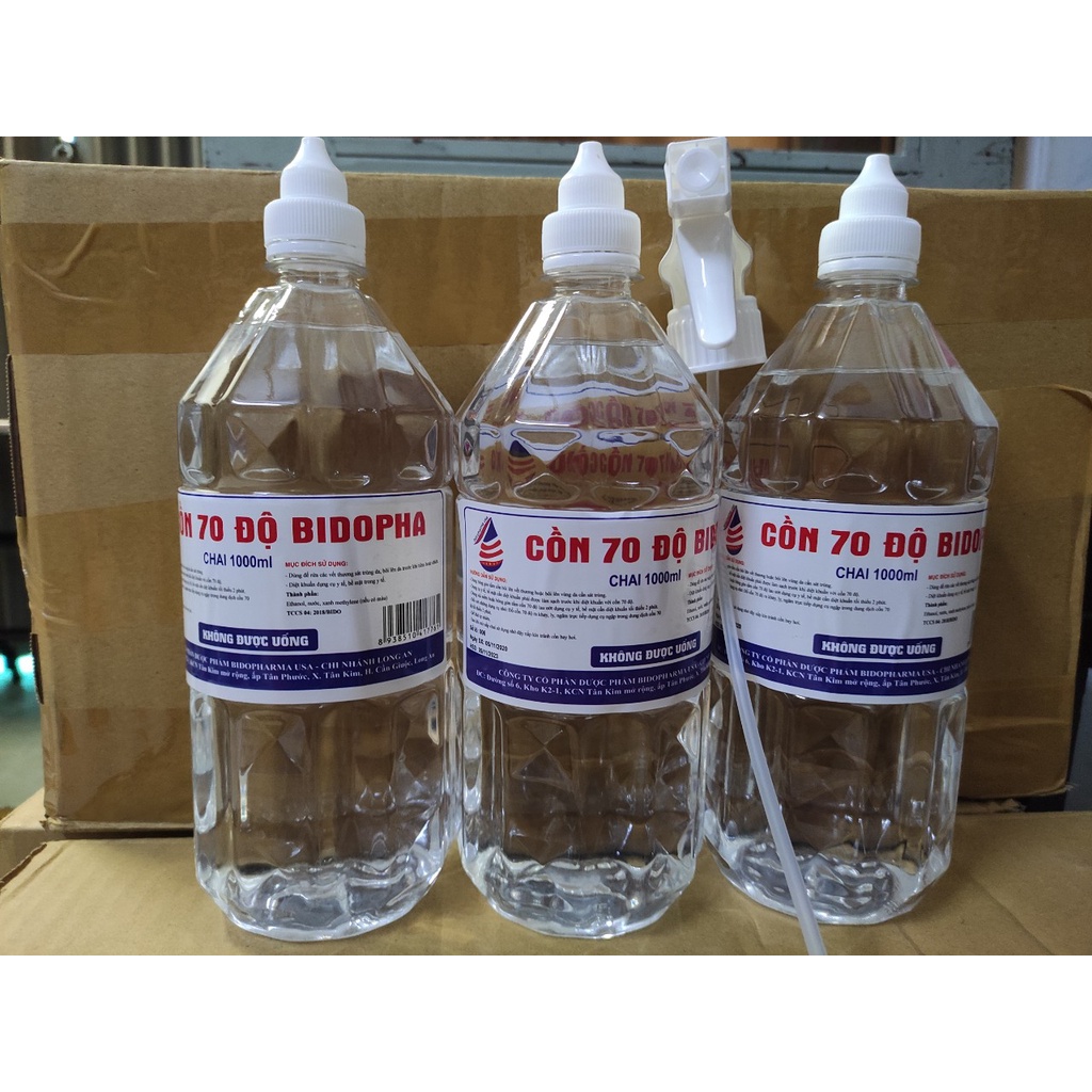 CỒN 70 ĐỘ BIDOPHA - CHAI 1000 ml | BigBuy360 - bigbuy360.vn