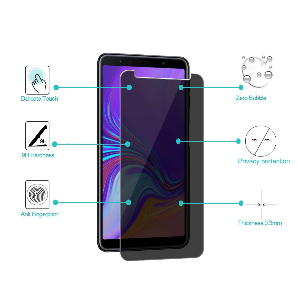 Kính Cường Lực 9h Chống Gián Điệp Cho samsung galaxy a31 / 51 / 71 / 14 / 34 / 54 / 24 / 13 5g / 04S / 03S / 7 / 8 / 6 / 4 / 6 / 8 plus 2018 s23 / 22 / 20 / 21 fe plus note