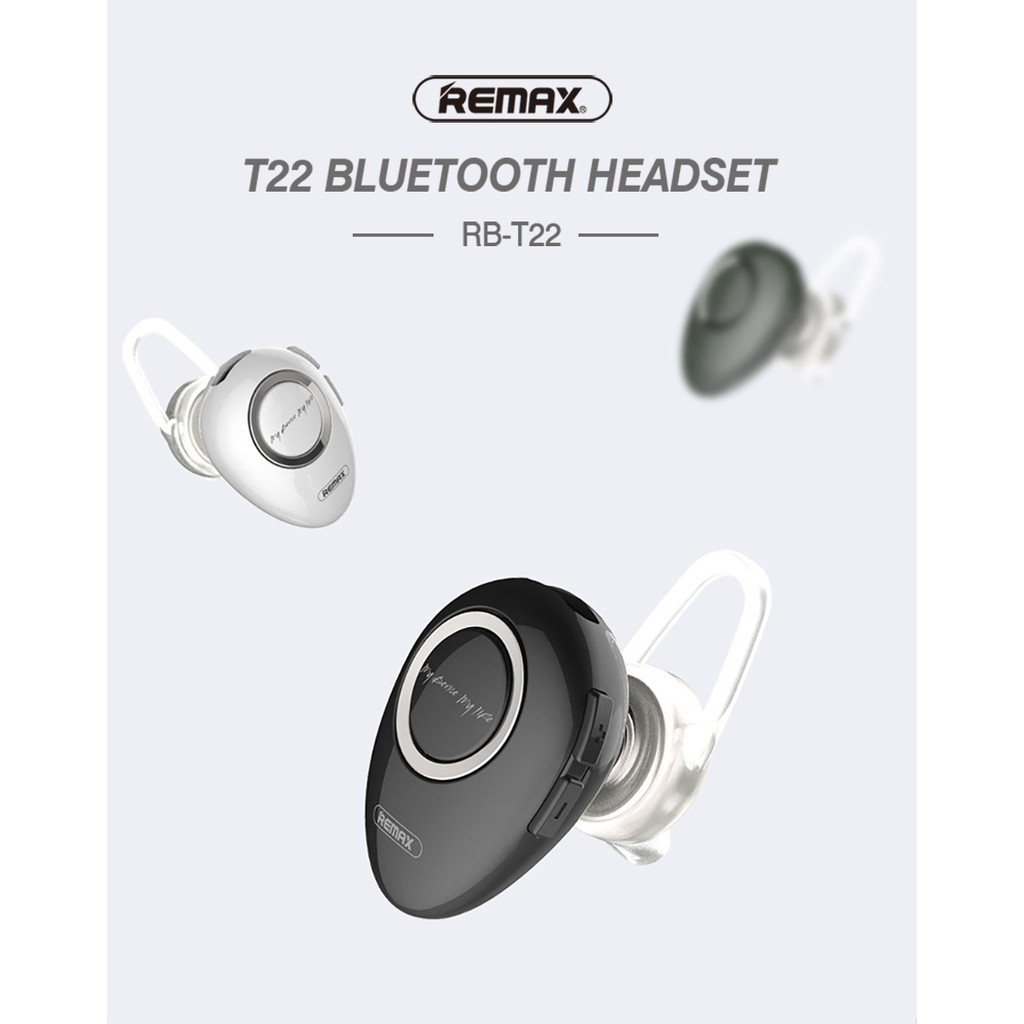 Tai nghe nhét tai REMAX RB-T22 kết nối bluetooth không dây có micro cao cấp