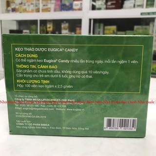 KẸO EUGICA (HỘP 100 VIÊN)