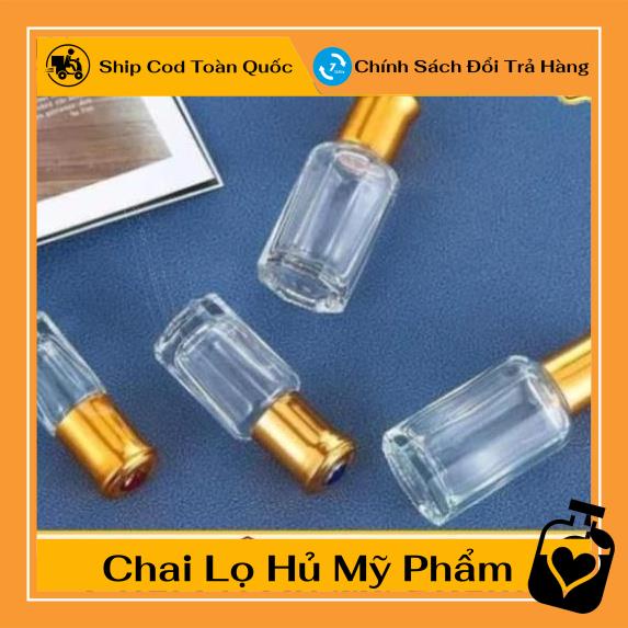 [3ml/6ml] Vỏ Lọ chiết nước hoa Dubai bi lăn Ruby rỗng / chai lọ đựng nước hoa