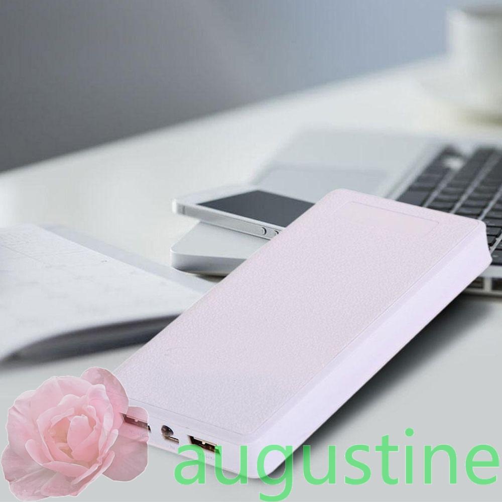 Vỏ hộp pin sạc dự phòng AUGUSTINE màu trắng USB DIY