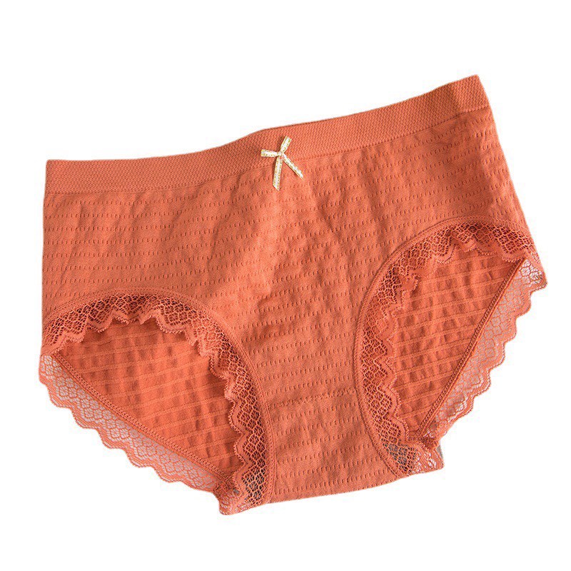 Quần lót nữ cotton kháng khuẩn phối ren xinh (BẦU BÍ NHỎ BON CHEN) QL182
