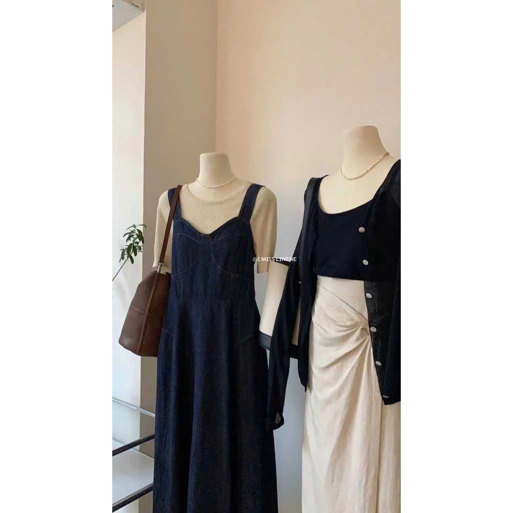 Yếm Denim DeepBlue KOREAN 1188