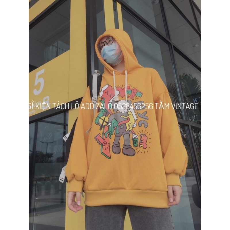 ✅ Áo Hoodie KAWS Effect, form đứng Unisex , Hoodie Hottrend | BigBuy360 - bigbuy360.vn