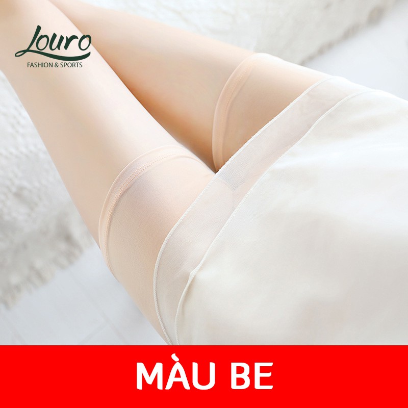 Quần mặc trong váy Louro L1300, chất vải siêu mát, co giãn 4 chiều