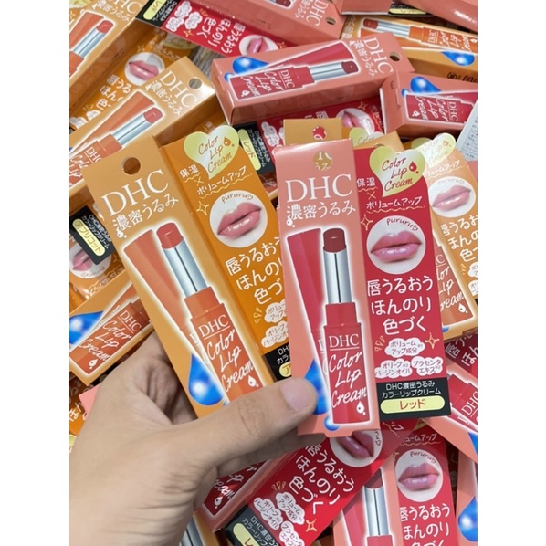 [MẪU MỚI] SON DƯỠNG DHC LIP CREAM GIẢM THÂM MÔI NỨT NẺ CÓ MÀU NHẬT BẢN 1,5g