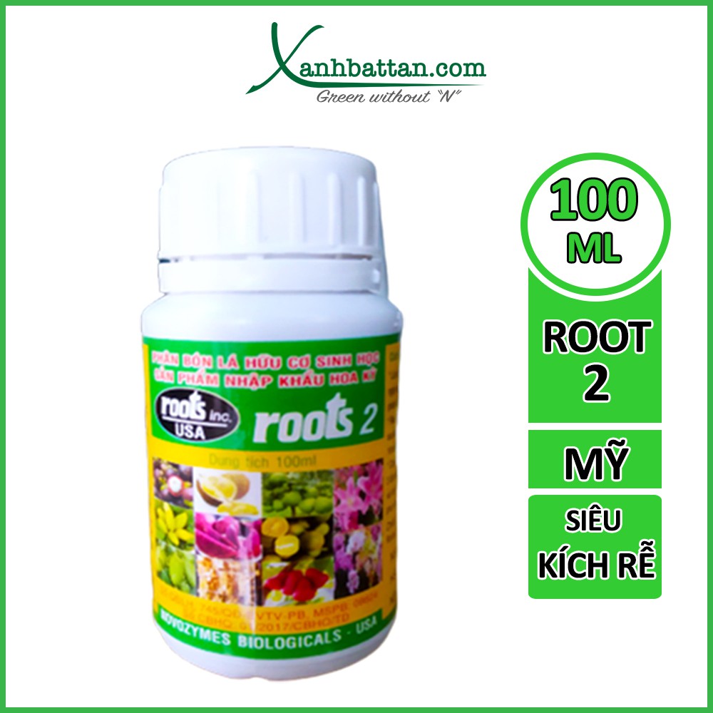 Siêu Kích Rễ Mỹ Roots 2 Chai 100 ml