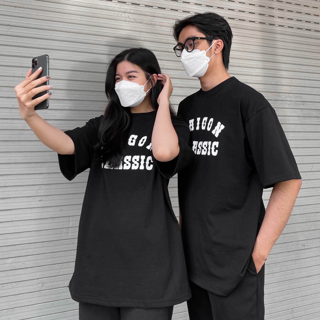 ÁO THUN FF FORM RỘNG SAIGON CLASSIC TYPO, VẢI THUN 2 CHIỀU 100% COTTON 250G