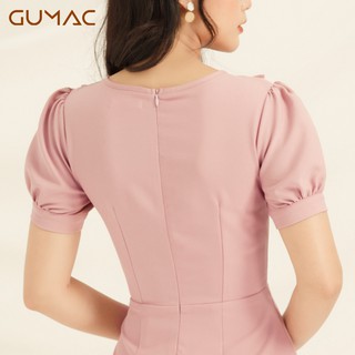 Đầm xếp nếp ngực DA876 GUMAC