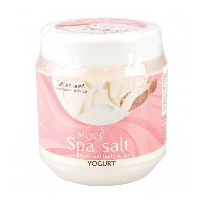 Muối Tắm Tẩy Tế Bào Chết MORI Hương Sữa Chua 700g Spa Salt Bath & Body Scrub - OLIX