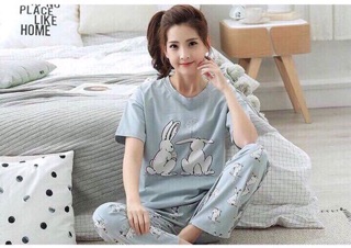 Bộ mặc nhà chất cotton siêu kute