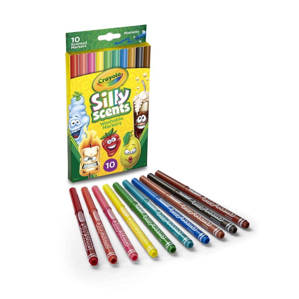 Bút lông vẽ nét thanh nét đậm có mùi thơm của Mỹ Crayola Super tips (lẻ 1 cây)