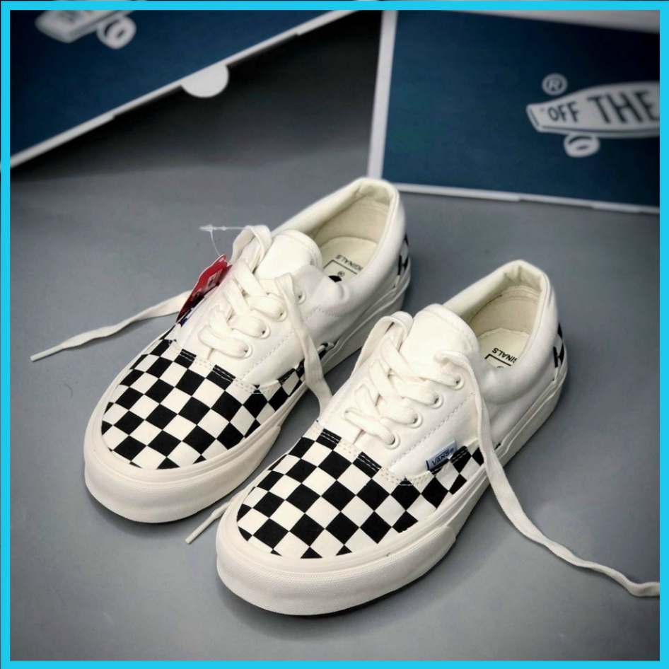 Giày Thể Thao Sneaker Nam Nữ 𝐕𝐀𝐍𝐒 Caro - Giày 𝐕𝐀𝐍𝐒 Caro buộc dây classic hàng 1:1 Full Bill Box