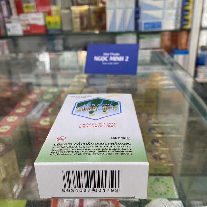 ✅ [Chính Hãng] Viên xông Euca-OPC Hộp 2 vĩ x 10 viên Chính Hãng