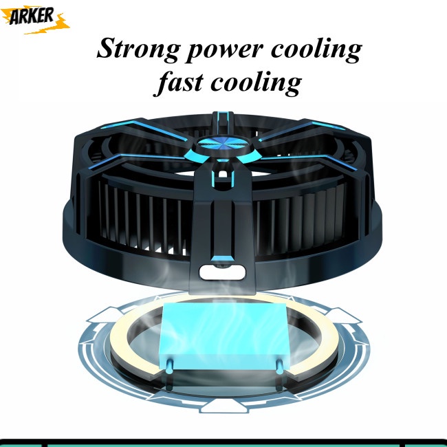 Quạt Tản Nhiệt Bán Dẫn Làm Mát Nhanh Di Động Cho Điện Thoại Android / Máy Tính Bảng X12