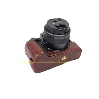 Bao da PU đeo máy ảnh Canon Eos M5
